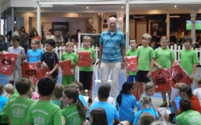 Über 100 Grundschüler in der Hemsbacher Badminton-Oase