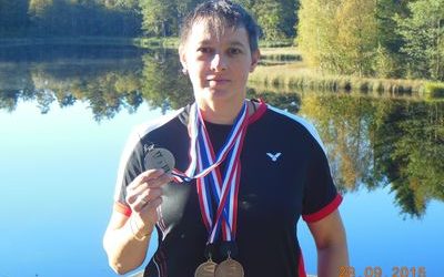 Claudia Vogelgsang gewinnt 1 Silber- und 2 Bronzemedaillen