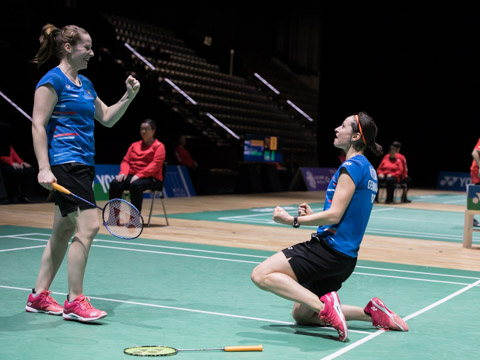 Lara Käpplein und Johanna Goliszewski im Viertelfinale