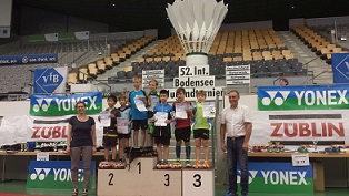 zweifachen Turniersieg beim 52. Int. Bodensee-Jugendturnier
