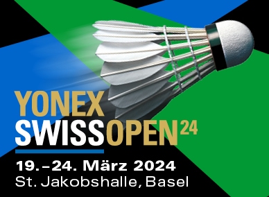 Vorverkauf für die YONEX Swiss Open 2024 läuft