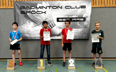 Erste E-Rangliste in Spöck –Badminton Club Spöck e.V.