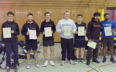 2. Nordbadisches Badminton-Ranglistenturnier bei der SG Hemsbach