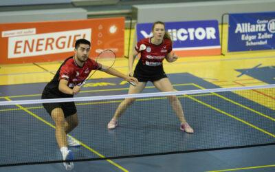 Badminton-Zweitligist SG Schorndorf beendete die Hinrunde mit einem 4:3-Sieg zuhause gegen den TV Marktheidenfeld im Sonntagsspiel