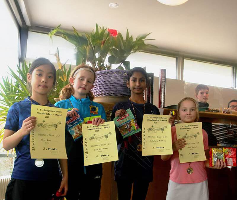 2. E-Rangliste 2026 in Bad Rappenau