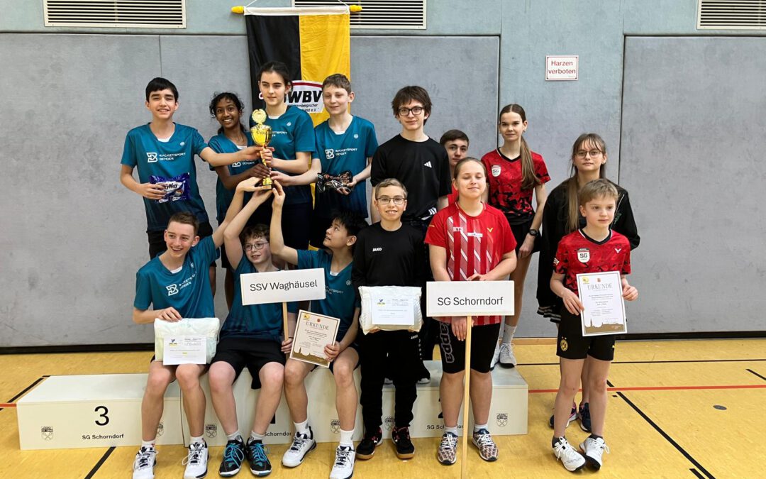 Baden-Württembergische Mannschaftsmeisterschaft U15 und U19 in Schorndorf