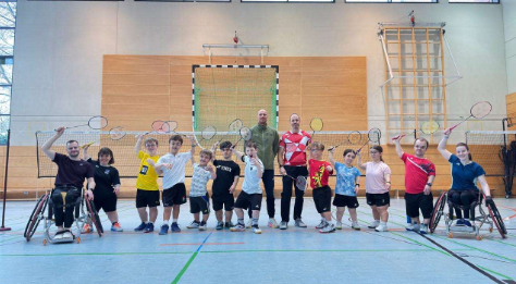 Landeskader trifft Bundeskader im Para Badminton – erster gemeinsamer Lehrgang warein voller Erfolg!